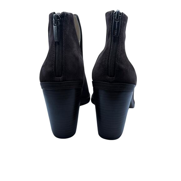 Vince Camuto Gigietta Bootie Ankle Boot Dark Brown Suede Leather SZ 42/10 - Picture 3 of 7